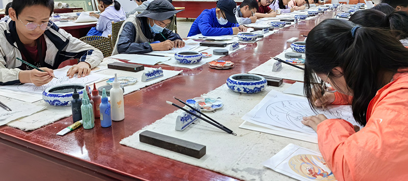 敦煌　壁画模写