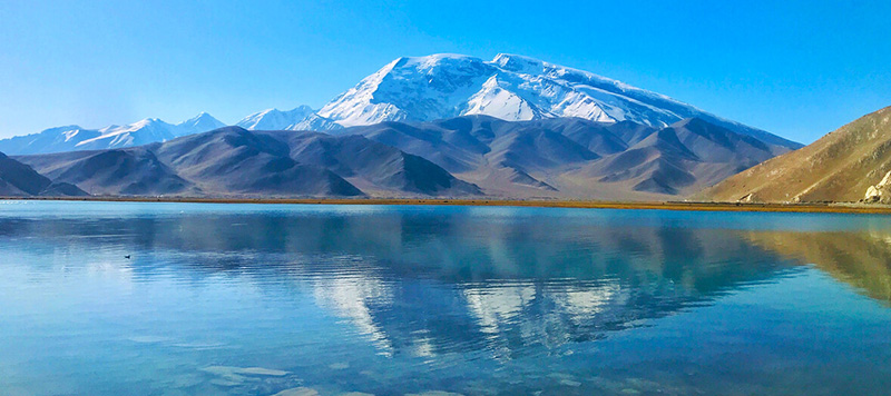 新疆カシュガル　カラクリ湖
