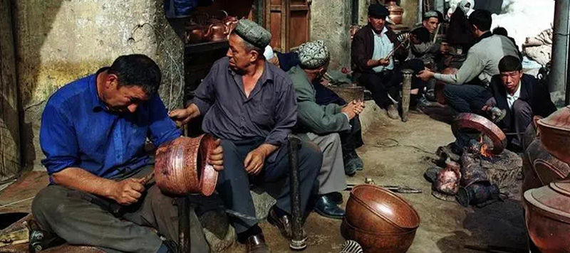 新疆カシュガル　職人街