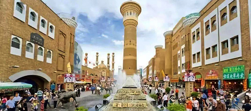 新疆ウルムチ　二道橋国際バザール