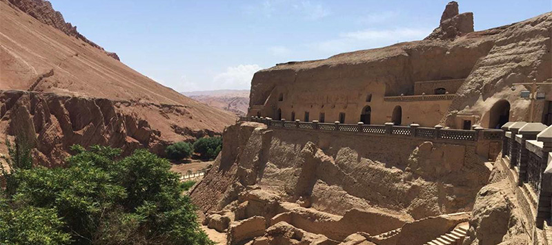 新疆トルファン　ベゼクリク千仏洞