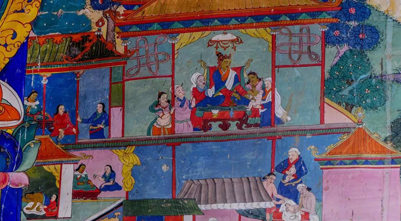 チベットラサ　ゴンガチューデ（曲徳寺）