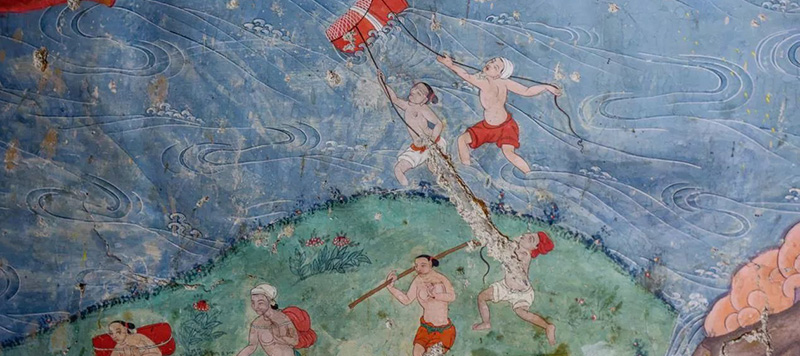 チベットラサ　ゴンガチューデ（曲徳寺）