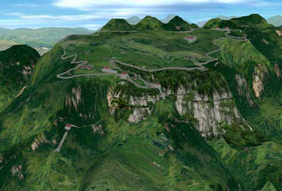 遵義　海龍屯土司城（じゅんぎ かいりゅうとんどしじょう）