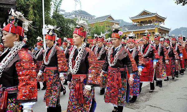 貴州　姉妹飯祭り