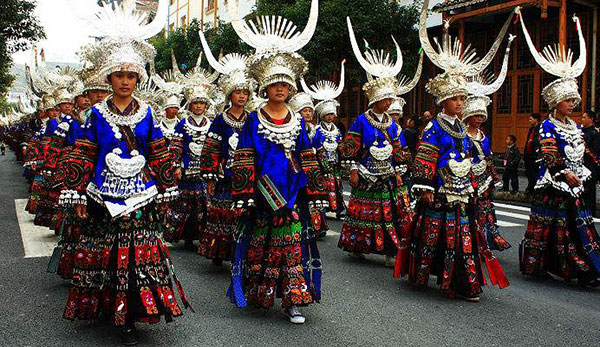 貴州　苗年祭り