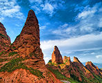 西寧発 カンブラ丹霞地質公園1日観光ツアー