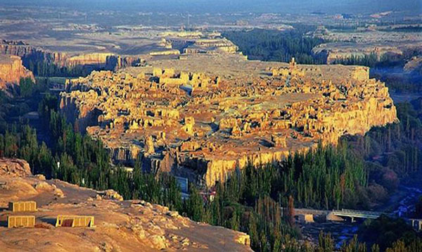 新彊トルファン 交河古城 新彊トルファン 交河古城