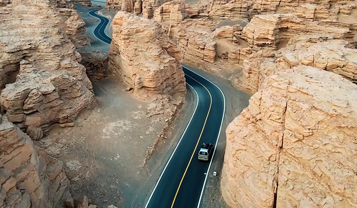 シルクロード古道の大海道